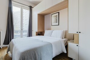 1 chambre, fer et planche à repasser, Wi-Fi, draps fournis