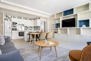 Tv och en stereo