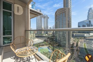 Luxury Apartment, City View | Balcony view