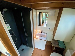 Bathroom - Walk to the beach for ker Ael's Tiny house (Landéda)