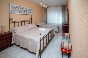 5 bedrooms, iron/ironing board, travel cot, WiFi