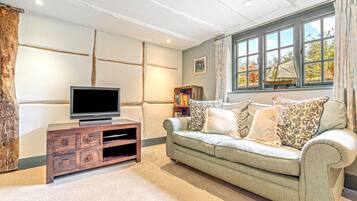 TV connectée, cheminée