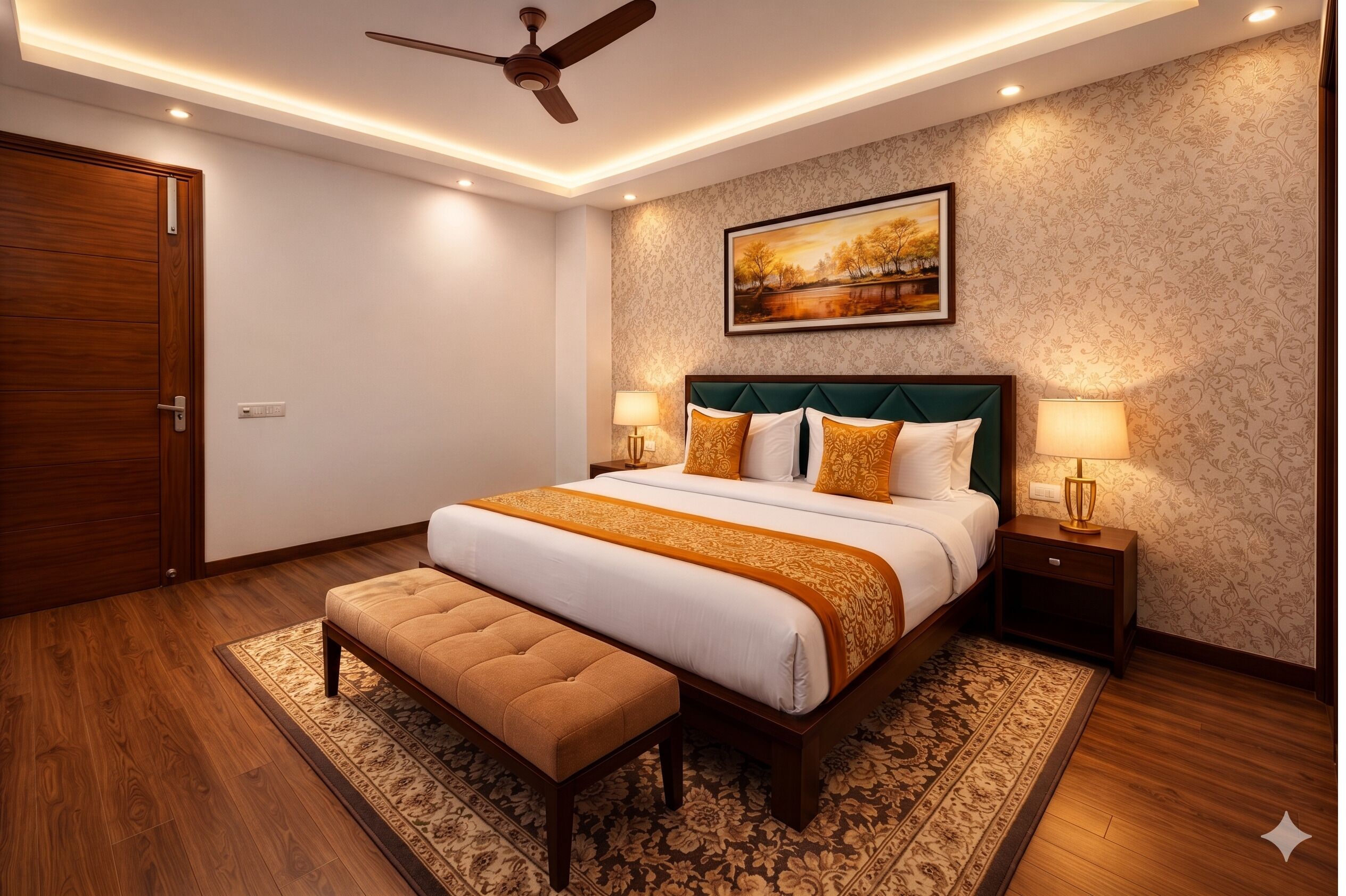 Phòng đôi Tiêu chuẩn | Bộ đồ giường cao cấp, bàn ủi/dụng cụ ủi quần áo 