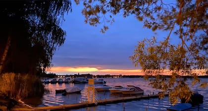 Vacation at the beautiful Wusterwitz Lake with lots of greenery, ideal for nature lovers