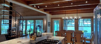 Private Lakefront Estate with 180 Degree Views