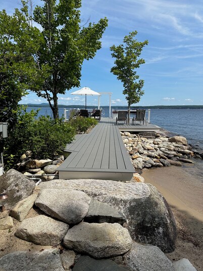 Private Lakefront Estate with 180 Degree Views