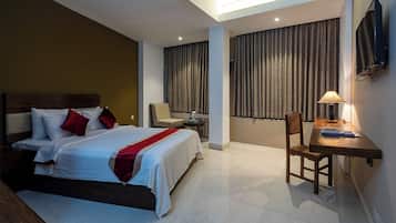 Phòng đôi Deluxe, quang cảnh thành phố | Minibar, phòng cách âm, truy cập Internet không dây miễn phí