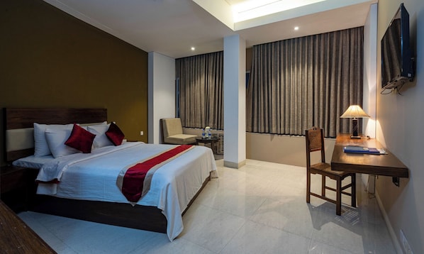 Deluxe Double Room, City View | Minibar, desk, laptop workspace, free WiFi