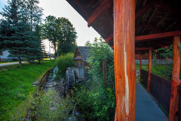 Enceinte de l’hébergement
