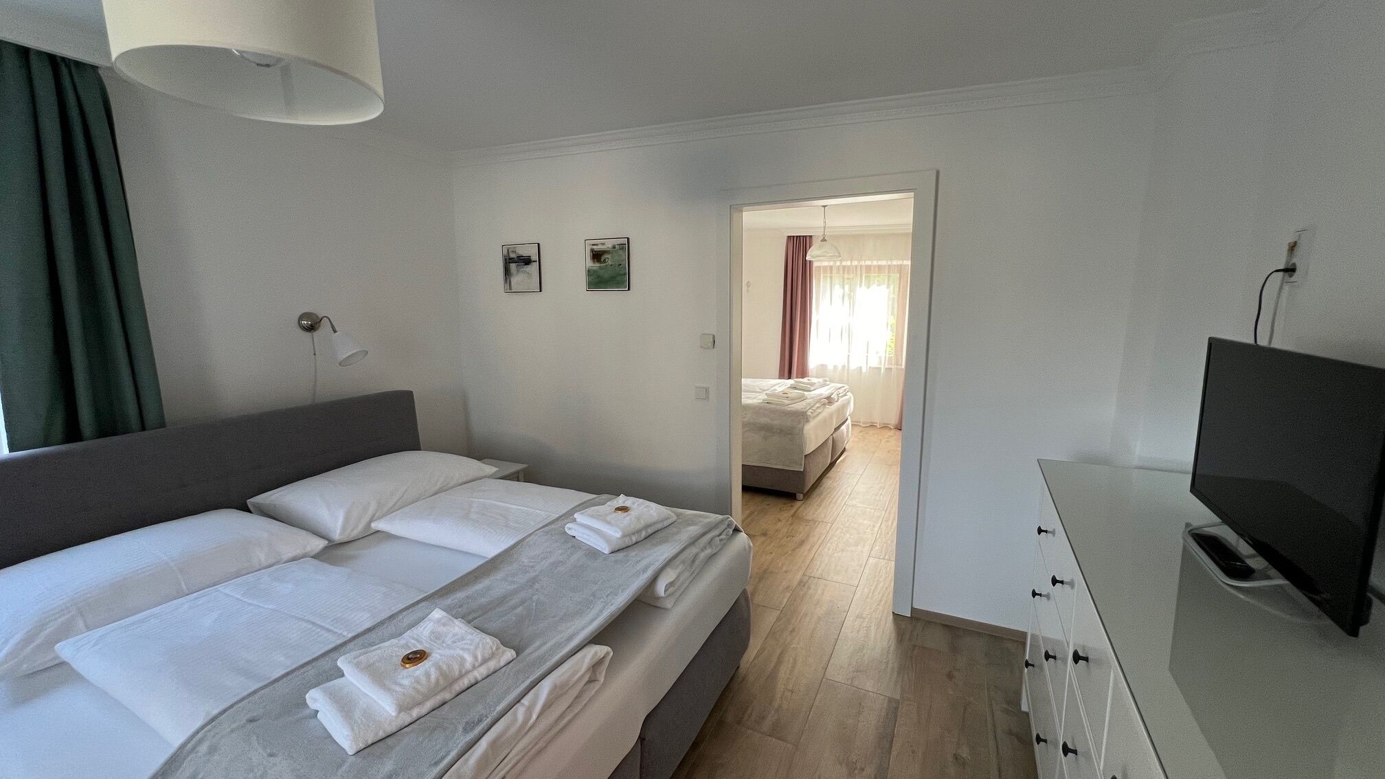 2 camere, ferro/asse da stiro, culla da viaggio, Wi-Fi gratuito