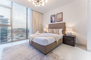 1 bedroom, in-room safe, iron/ironing board, free WiFi - Glimpse of Burj Khalifa 1BR, District 1 Phase 3 Residences 12, MBR City (Dubai)