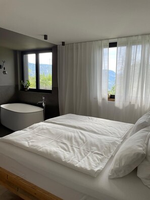 1 slaapkamer, een strijkplank/strijkijzer, wifi, beddengoed