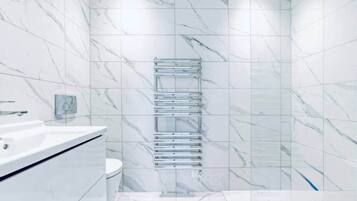 Shower, hair dryer