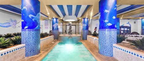 Indoor pool, outdoor pool