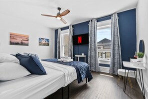 5 soverom, strykejern/-brett, wi-fi (inkludert) og sengetøy