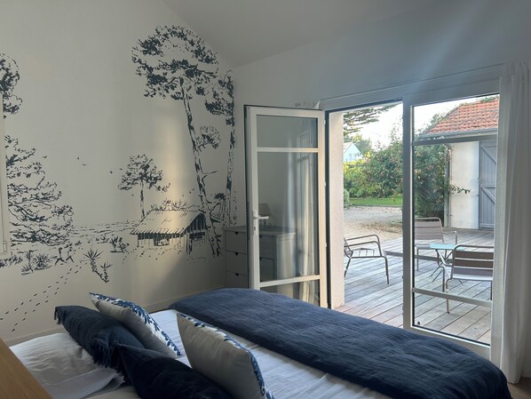 7 bedrooms, iron/ironing board, WiFi, bed sheets - Family house in Quimiac near the beach with swimming pool (Mesquer)