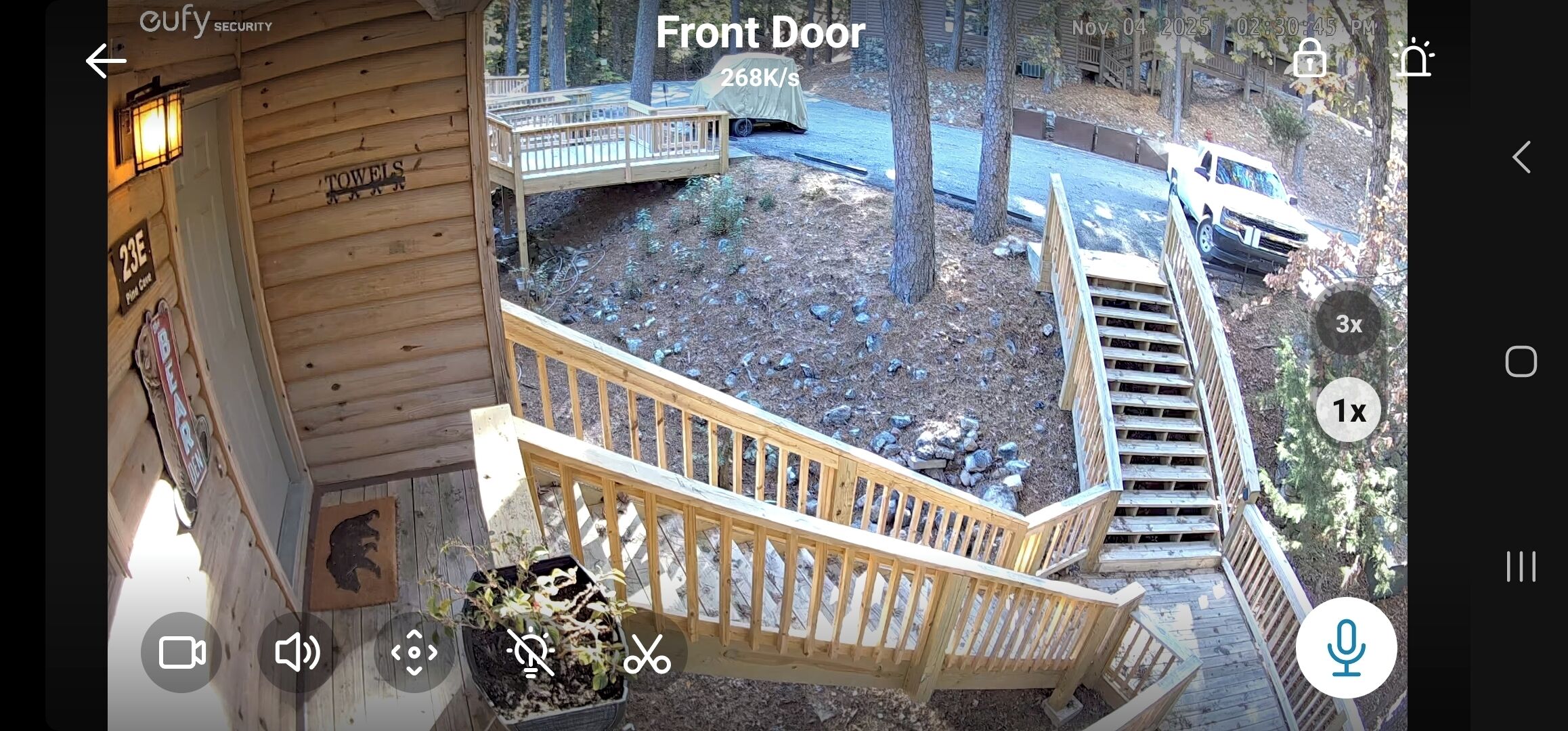 Façade de l’hébergement