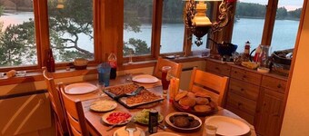 Secluded gem on an island in the Stockholm archipelago, forest plot and private jetty,