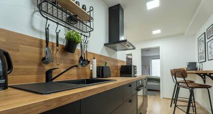 Apart79 Modern Industrial Design 3Room with Terrace und Garden Free Parking