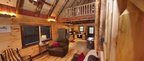 Fireplace, DVD player