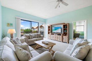 Appart'hôtel, plusieurs lits (Our House at the Beach Lake House - C) | Coin séjour