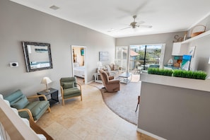 Condo, Multiple Beds (Our House at the Beach Lake House - C) | Living area - Our House at the Beach Lake House - C207 (Siesta Key)