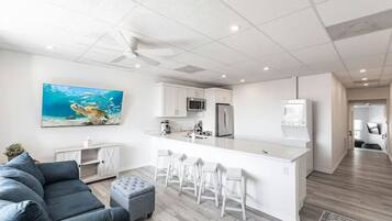 Condo, nhiều giường (Mallory Squared- Unit A) | Khu phòng khách | TV