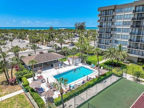 Appartement, 1 queensize bed met slaapbank (Our House at the Beach - 204W) | Zwembad