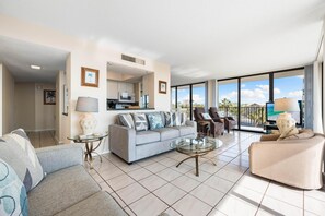 Condo, 1 Queen Bed with Sofa bed (Our House at the Beach - 204W) | Living area - Our House at the Beach - 204w (Siesta Key)