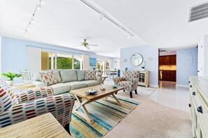 House, Multiple Beds (Coastal Surfside - 298) | Living area | TV