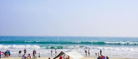 Private beach nearby