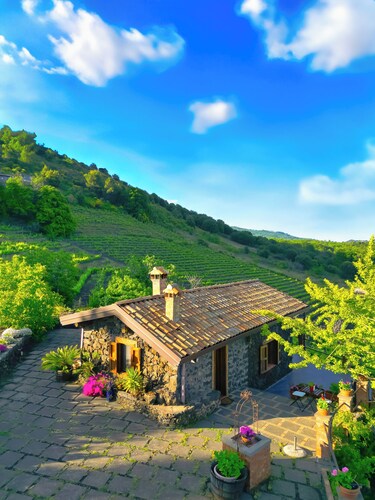 Mondifeso Chalet (Etna+vineyard+jacuzzi)