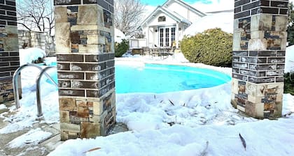 Chalet d’Argent 3-bedroom cabin in lovely Dobreni with a magic garden and pool