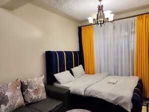 1 bedroom, WiFi, bed sheets