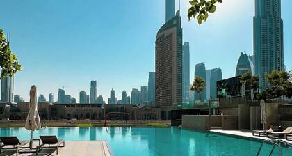 Stunning Burj Khalifa View - Dubai Mall Access - Infinity Pool