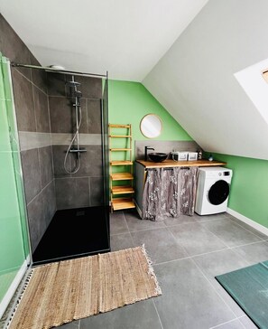 Dusche, Toilettenpapier