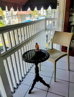 Udsigt fra balkon