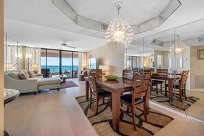 Dining - CBC 1-11B - 2 Bedroom Gulf Front Condo with pool & Hot tub! (Clearwater)