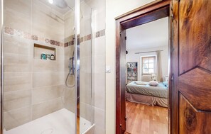 Shower, hair dryer