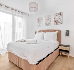 2 bedrooms, desk, iron/ironing board, free WiFi