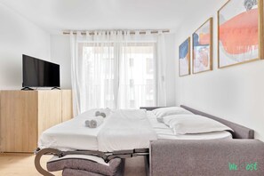 2 chambres, fer et planche à repasser, accès Internet, draps fournis