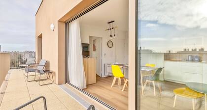 Appartement Moderne avec Balcon-6P-Proche Disney/Paris