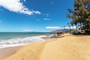 Sun loungers, beach towels
