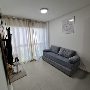 Comfort Apartment, Lanai, City View | Living area - Flat Bela Vista Porto de Galinhas 206bLP (Ipojuca)