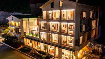 Overnatningsstedets facade