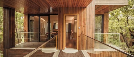 Habitación doble exclusiva, para no fumadores | Terraza o patio