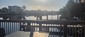 Newly updated 2/25 2-bedroom 2 bath condo with 3 steps to the Pool in Cape Coral