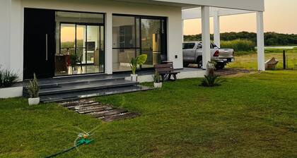 House overlooking the lagoon in gated community nature tranquility and security