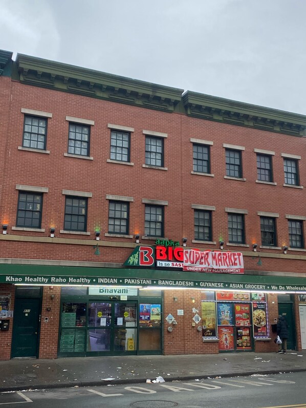 Façade de l’hébergement