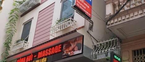 Voorkant van accommodatie